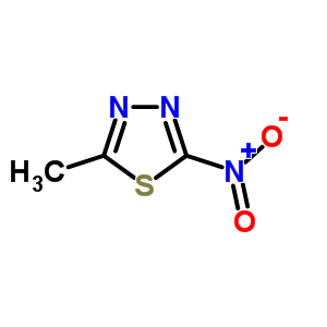 (8ci,9ci)-2-甲基-5-硝基-1,3,4-噻二唑结构式_26621-37-4结构式