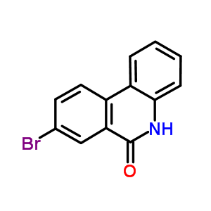 8-溴-6(5H)-邻二氮杂菲酮结构式_26689-66-7结构式