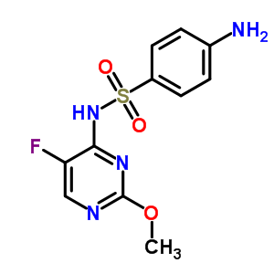 4-氨基-n-(5-氟-2-甲氧基-4-嘧啶)-苯磺酰胺结构式_2680-98-0结构式