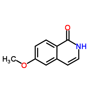 6-甲氧基异喹啉-1(2H)-酮结构式_26829-43-6结构式