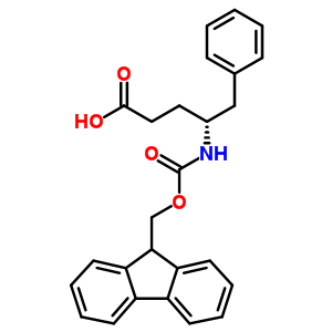(R)-N-芴甲氧羰基-4-氨基-5-苯基戊酸结构式_269078-74-2结构式
