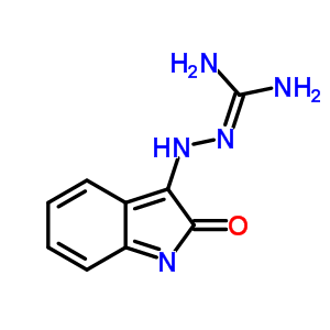 2-(1,2-二氢-2-氧代-3H-吲哚-3-基)-肼羧酰胺结构式_26912-25-4结构式