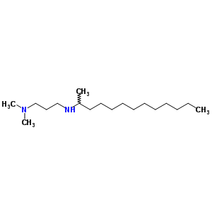 n1,n1-二甲基-n3-(1-甲基十二基)-1,3-丙二胺结构式_26980-17-6结构式