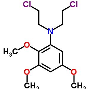 N,N-双(2-氯乙基)-2,3,5-三甲氧基-苯胺结构式_27077-08-3结构式