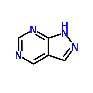 1H-吡唑并[3,4-d]嘧啶结构式_271-80-7结构式