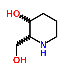 2-(羟基甲基)哌啶-3-醇结构式_27230-48-4结构式