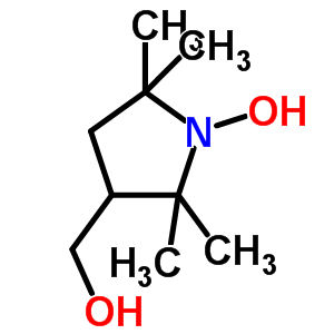 3-(羟基甲基)-1-氧基-2,2,5,5-四甲基吡咯烷结构式_27298-75-5结构式
