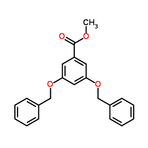3,5-二苄氧基苯甲酸甲酯结构式_2732-96-9结构式