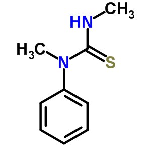 N,N-二甲基-n-苯基-硫脲结构式_2740-95-6结构式