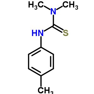 N,N-二甲基-n-(4-甲基苯基)-硫脲结构式_2741-13-1结构式