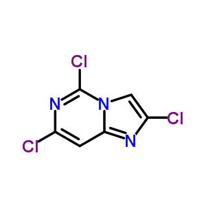 2,5,7-三氯-咪唑并[1,2-c]嘧啶结构式_27420-35-5结构式
