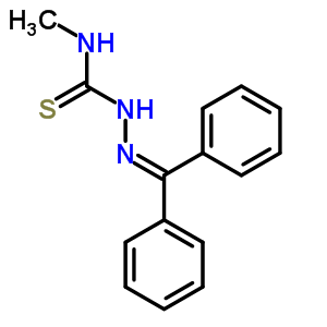 2-(二苯基亚甲基)-n-甲基-肼硫代甲酰胺结构式_27421-66-5结构式