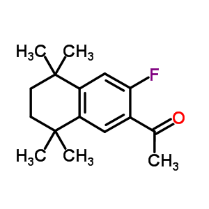 1-(3-氟-5,6,7,8-四氢-5,5,8,8-四甲基-2-萘)-乙酮结构式_27452-16-0结构式