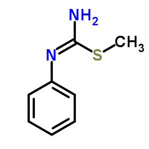 1-甲基磺酰基-n-苯基甲脒结构式_27806-84-4结构式