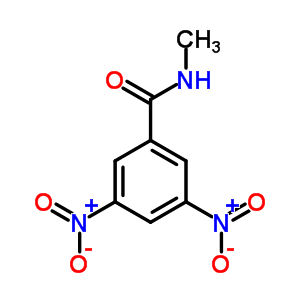 n-甲基-3,5-二硝基-苯甲酰胺结构式_2782-43-6结构式