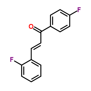 (E)-3-(2-氟苯基)-1-(4-氟苯基)-2-丙烯-1-酮结构式_2805-55-2结构式