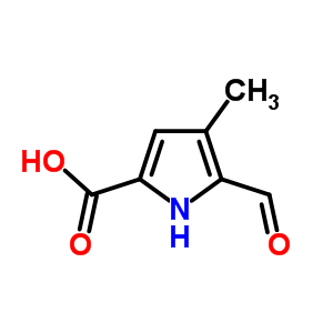 (9ci)-5-甲酰基-4-甲基-1H-吡咯-2-羧酸结构式_280748-43-8结构式