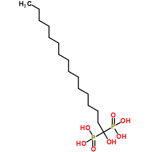 (1-羟基-1-磷)十六基磷酸结构式_2809-24-7结构式