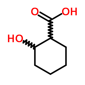 (1R,2S)-rel-2-羟基环己烷羧酸结构式_28131-61-5结构式