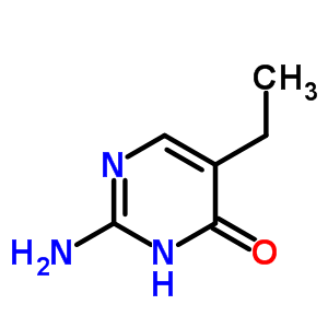 (9ci)-2-氨基-5-乙基-4(1H)-嘧啶酮结构式_28224-63-7结构式