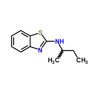 (8ci)-2-(仲丁基氨基)-苯并噻唑结构式_28291-73-8结构式