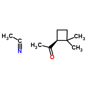 (1S,3s)-3-乙酰基-2,2-二甲基环丁烷 乙腈结构式_28353-00-6结构式