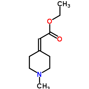 2-(1-甲基-4-哌啶基)乙酸乙酯结构式_28399-82-8结构式