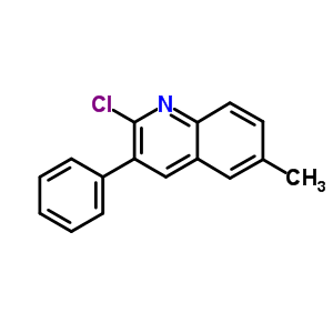 2-氯-6-甲基-3-苯基喹啉结构式_284664-59-1结构式
