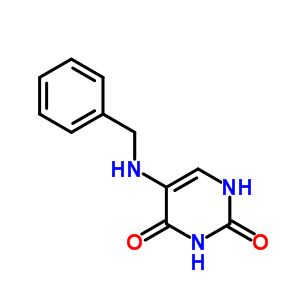 5-(苄基氨基)尿嘧啶结构式_28485-19-0结构式