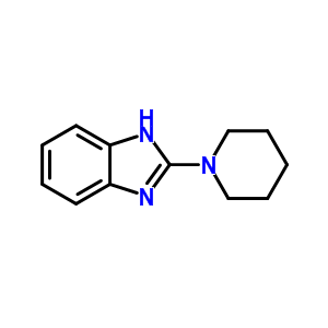 2-(1-哌啶基)-1H-苯并咪唑结构式_2851-12-9结构式