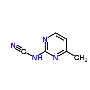 (4-甲基-2-嘧啶)-氨腈结构式_28732-65-2结构式