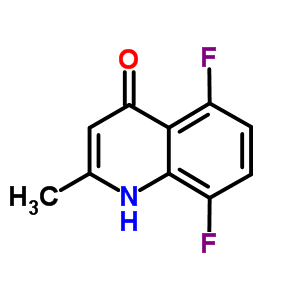 5,8-Difluoro-4-hydroxy-2-methyl-quinolineStructure,288151-26-8Structure 5,8-Difluoro-4-hydroxy-2-methyl-quinoline Structure,288151-26-8Structure
