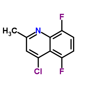 4-氯-5,8-二氟-2-甲基-喹啉结构式_288151-28-0结构式