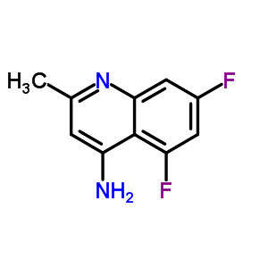 5,7-二氟-2-甲基-喹啉-4-胺结构式_288151-43-9结构式