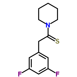 3,5-二氟苯 乙酰基哌啶硫代酰胺结构式_289677-12-9结构式