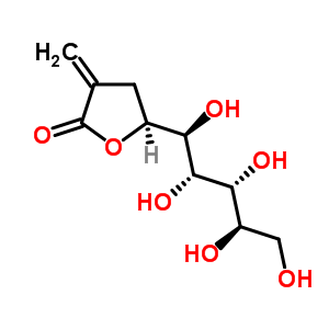 2,3-二脱氧-2-亚甲基-D-甘油-D-乳-壬糖酸 gamma-内酯结构式_289697-66-1结构式