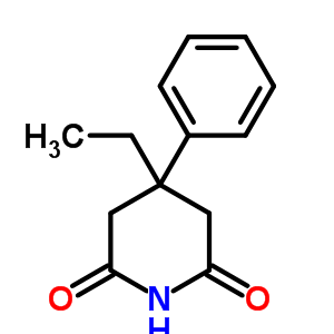 2,6-Piperidinedione,4-ethyl-4-phenyl-Structure,2900-50-7Structure 2,6-Piperidinedione,4-ethyl-4-phenyl- Structure,2900-50-7Structure