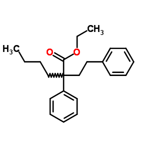 a-丁基-a-苯基-苯丁酸乙酯结构式_2901-23-7结构式