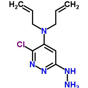 3-氯-6-肼基-N,N-二-2-丙烯-1-基-4-吡嗪胺结构式_29049-32-9结构式