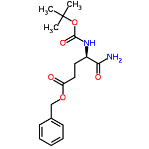 (S)- N-(苄氧羰基)酰胺谷氨酸Γ-苄酯)结构式_292870-04-3结构式