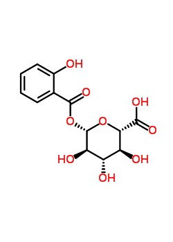 水杨酰基葡糖苷酸结构式_29315-53-5结构式