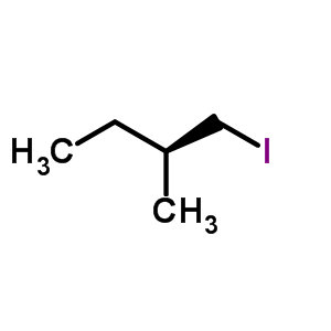 (S)-(+)-1-碘-2-甲基丁烷结构式_29394-58-9结构式