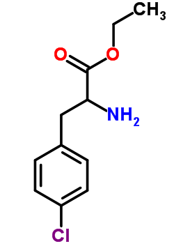 2-氨基-3-(4-氯苯基)丙酸乙酯结构式_29622-19-3结构式