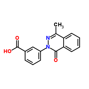 3-(4-Methyl -1-oxophthalazin-2(1h)-yl )benzoic acidStructure,296790-56-2Structure 3-(4-Methyl -1-oxophthalazin-2(1h)-yl )benzoic acid Structure,296790-56-2Structure