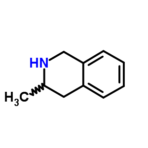 3-甲基-1,2,3,4-四氢-异喹啉结构式_29726-60-1结构式