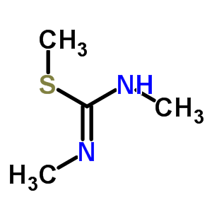 1,2,3-三甲基异硫代脲结构式_2986-23-4结构式