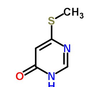 (9ci)-6-(甲基硫代)-4(1H)-嘧啶酮结构式_30001-45-7结构式