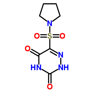 6-(1-吡咯烷磺酰基)-1,2,4-三嗪-3,5(2H,4h)-二酮结构式_30018-61-2结构式