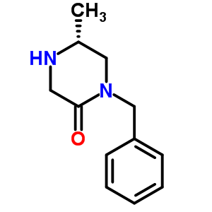 (R)-1-苄基-5-甲基哌嗪-2-酮结构式_301541-47-9结构式
