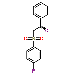 1-[(2-氯-2-苯基乙基)磺酰基]-4-氟-苯结构式_30158-44-2结构式